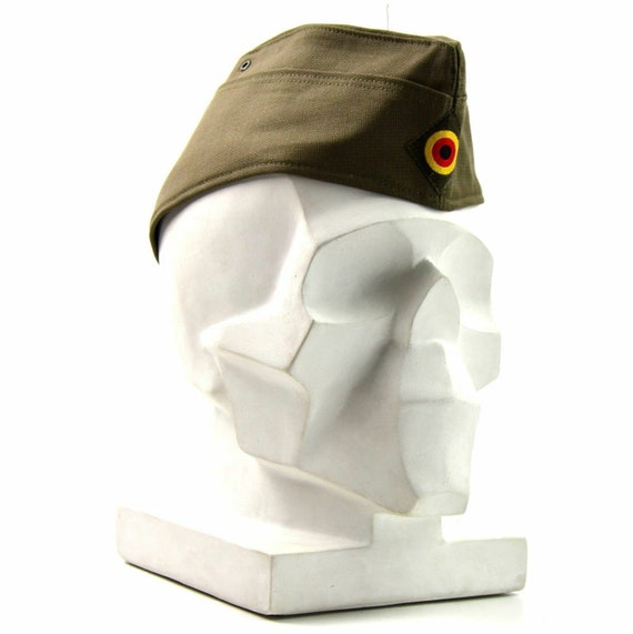 Genuine German Army Side Cap Olive Hat 