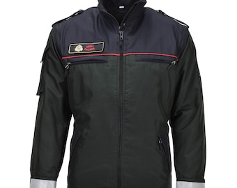 Genuine Austrian District Patrol Jacket Reflective Details Durable Navy New