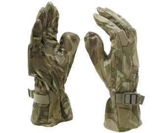 Genuine British military tactical leather gloves lightweight MTP hand protection