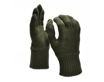Genuine Belgian army military gloves Liners wool warmers Military Surplus NEW