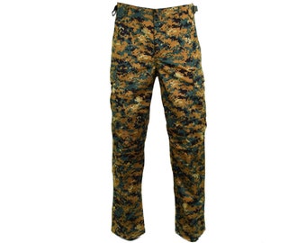 Genuine Guinea Bissau army pants RipStop digital savana camo military issue NEW
