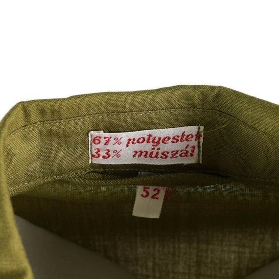 Genuine Hungarian army shirt Khaki officer Milita… - image 4