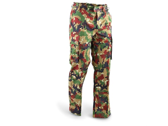 Maak avondeten niets theater Originele Zwitserse legerbroek M83 combat Alpenflage Camo - Etsy Nederland