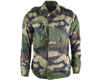 Genuine French army F2 combat jacket fatigue CE camo military issue surplus NEW