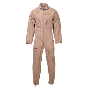Mono de vuelo militar holandés original mono de aramida resistente al calor Caqui