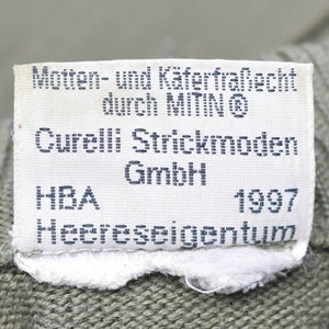 Originele Oostenrijkse leger trui Jumper commando Olive OD wollen trui afbeelding 5