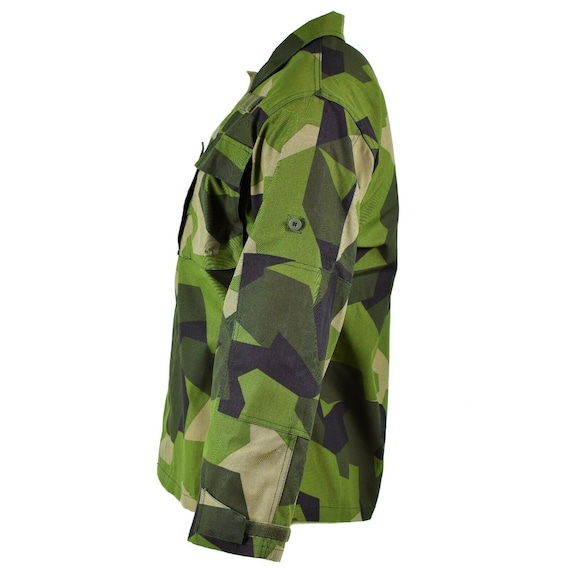 Original Swedish army M90 jacket splinter camouflage … - Gem