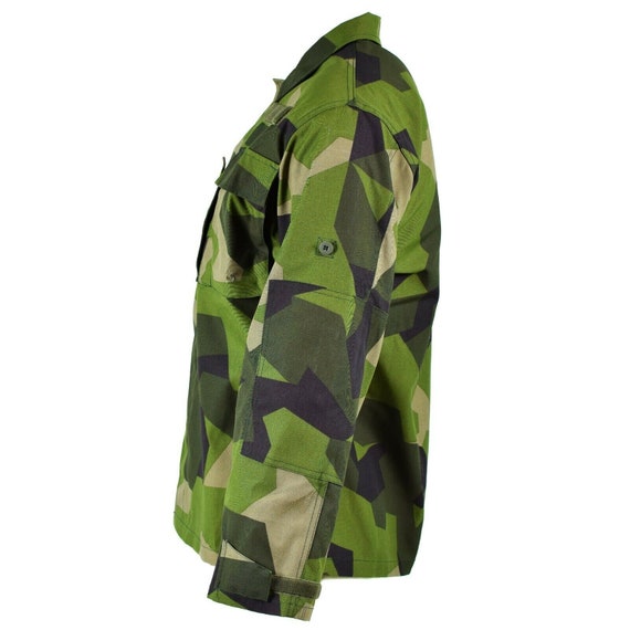 GENUINE SWEDISH ARMY M90 JACKET SPLINTER CAMOUFLAGE FIELD COMBAT TANKER BDU NEW
