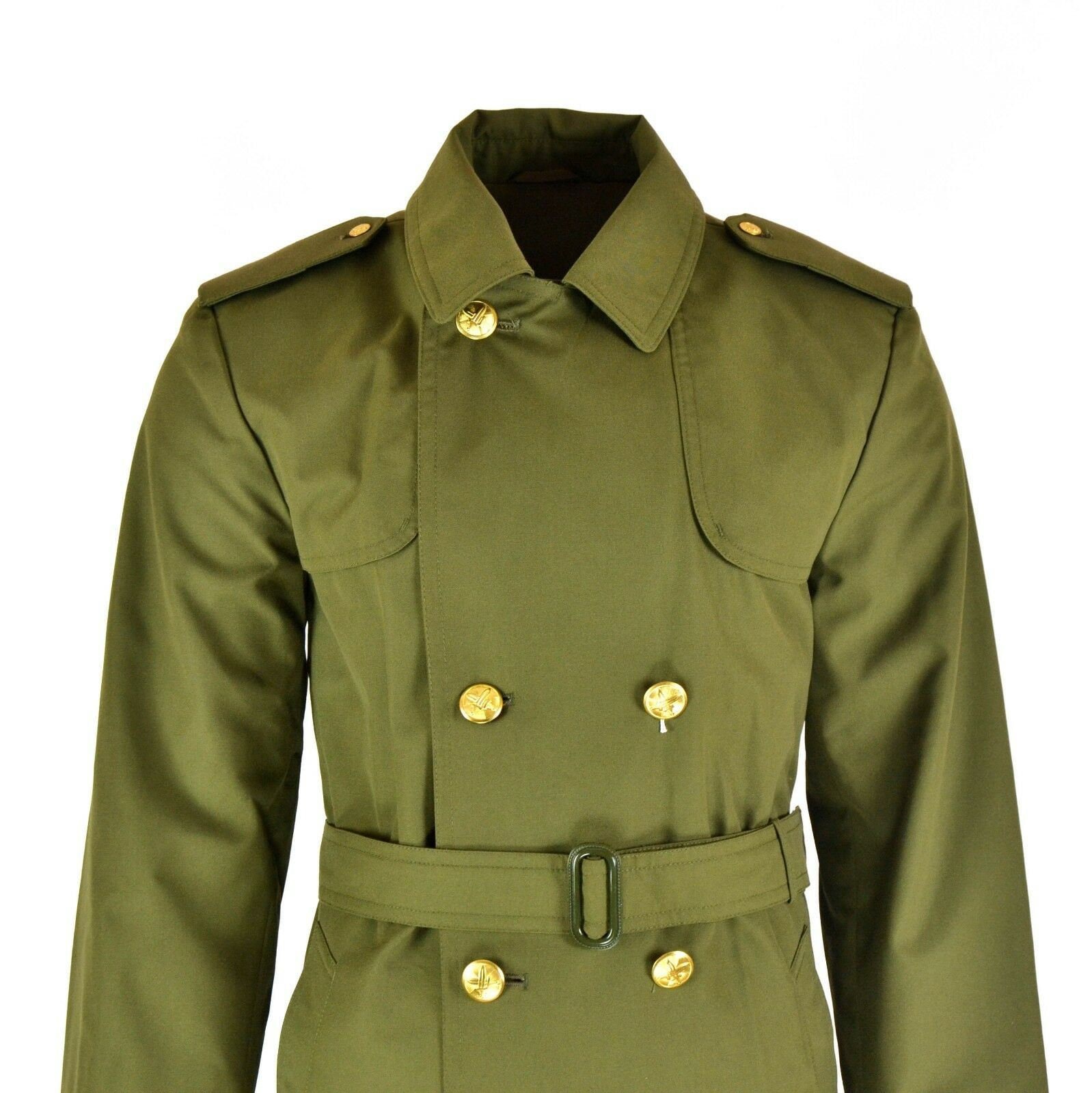 Genuine Czech army coat trenchcoat CZ military issue long raincoat