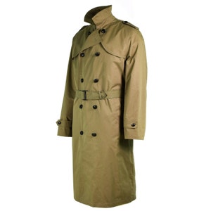 Original Dutch Army Trench Coat Mens Khaki Formal Officer Coat With ...