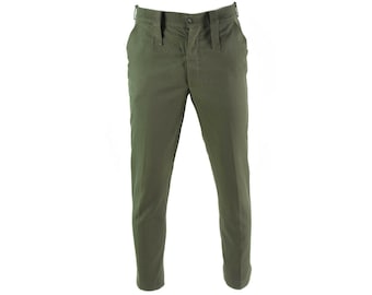 Original Portuguese army field combat pants olive green military pants Portugal
