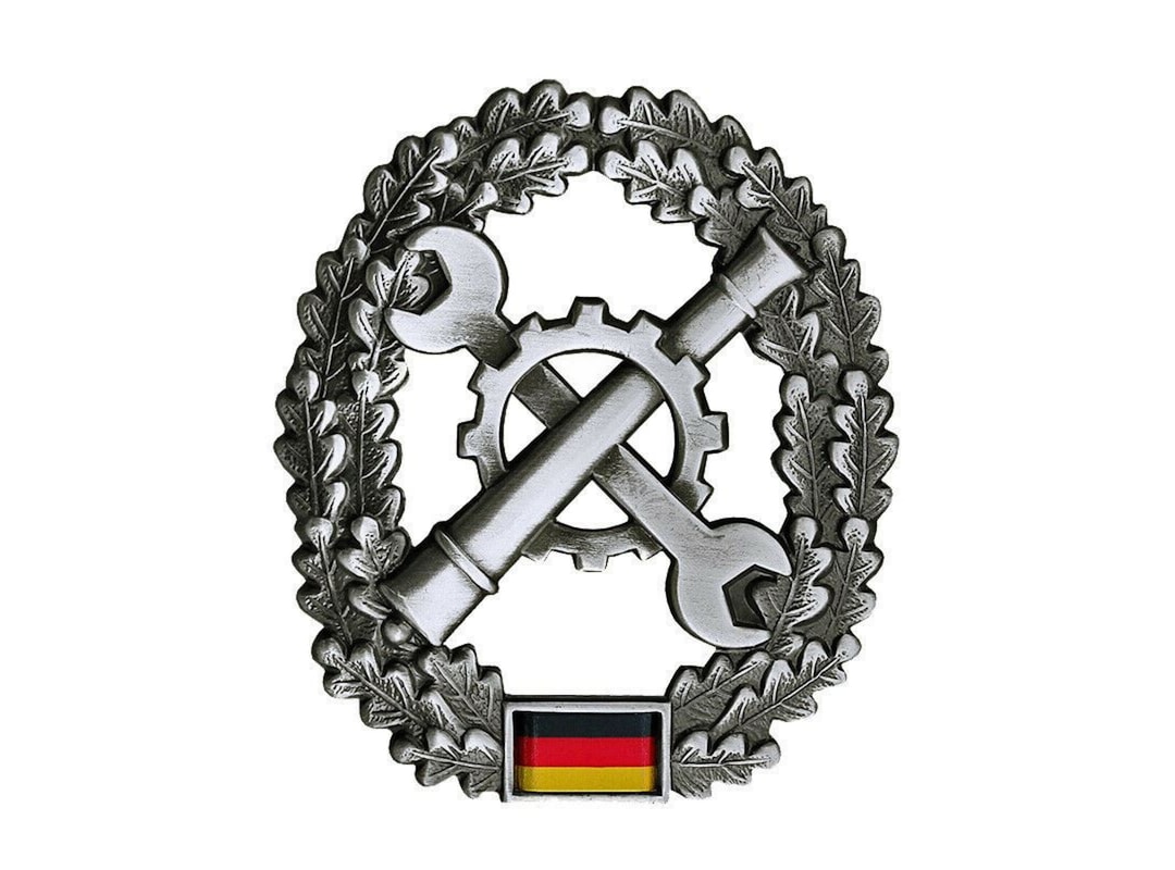Akta Tyska Armens Basker Cap Insignia Badge Cockade Logistic Maintenance Troops main image 1