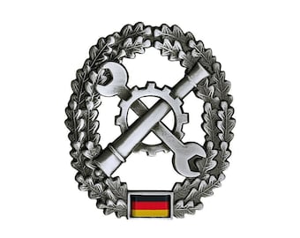 Genuine German army Beret cap Insignia Badge cockade Logistic Maintenance Troops