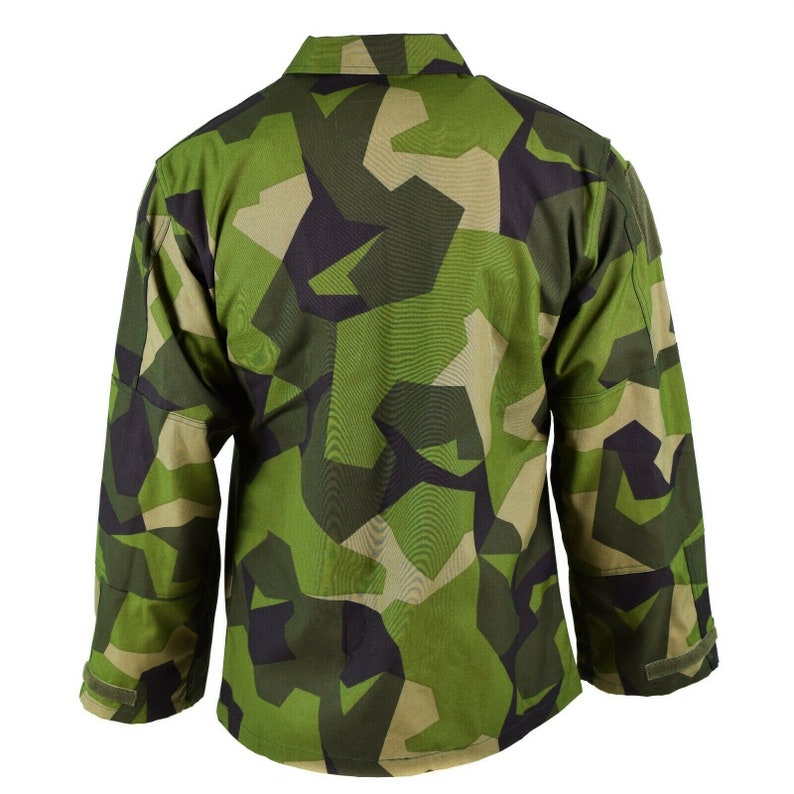 Original Swedish Army M90 Jacket Splinter Camouflage Field - Etsy