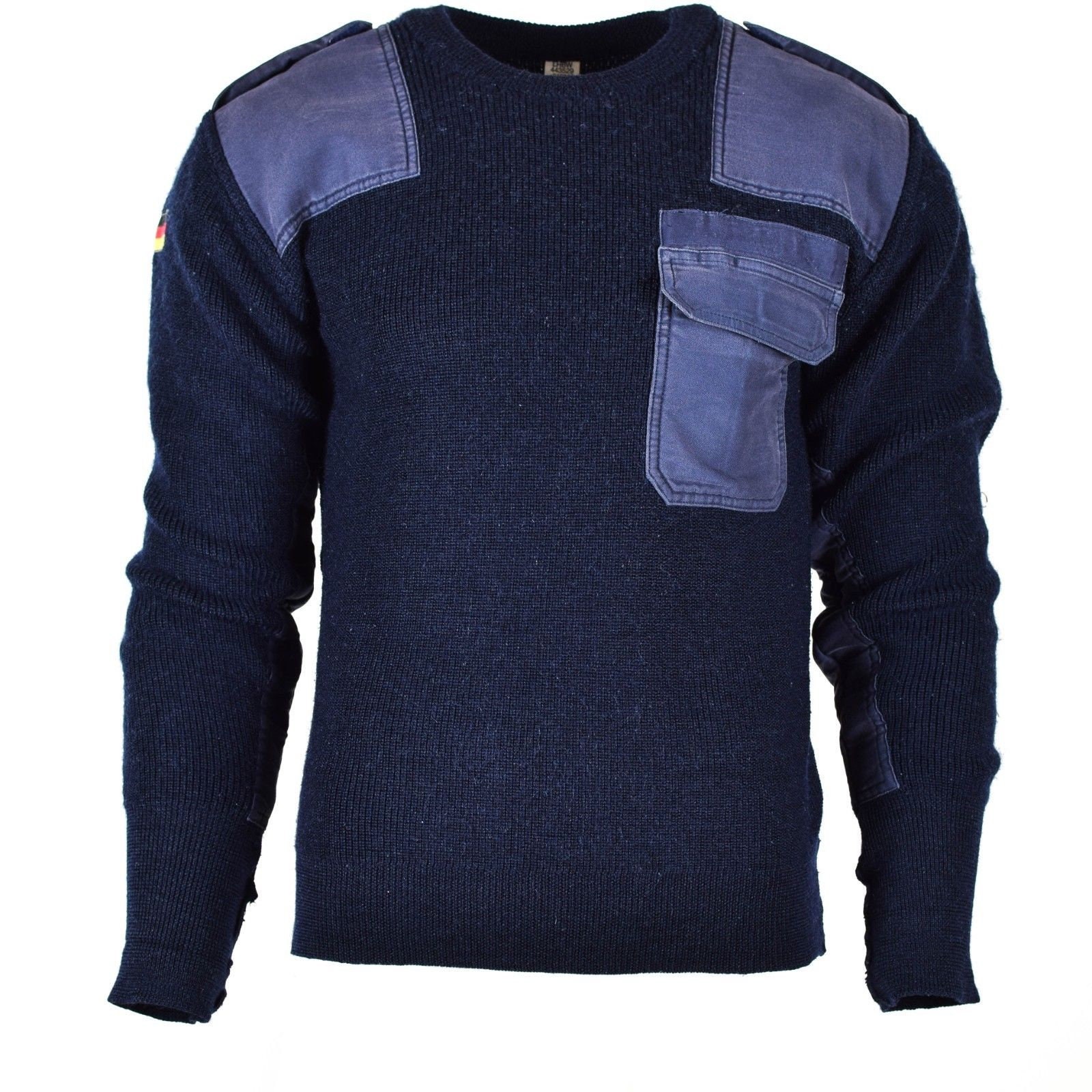 New German army olive wool jumper pullover sweatshirt military sweater khaki 