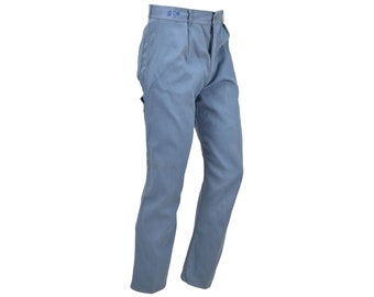 Original Danish Military pants casual Denmark army personnel trousers blue NEW