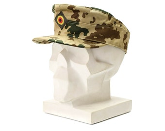 Genuine Original German army Tropical cap BW desert camo military hat NEW