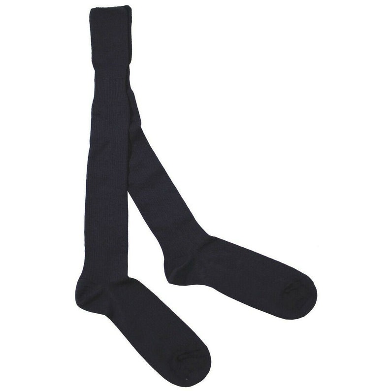 British Army Blue Stocking Socks Long Men's Wool / Nylon | Etsy