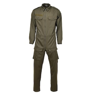 Original österreichischer Militär Mechaniker Overall Tanker Workwear Overall oliv NEU