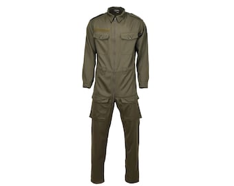 Genuine Austrian military mechanic coverall tanker workwear jumpsuit olive NEW