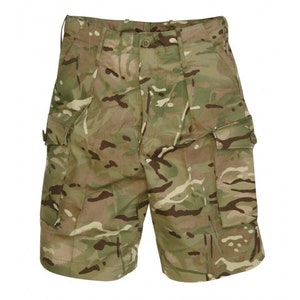 Genuine British army military combat MTP camo shorts military issue NEW