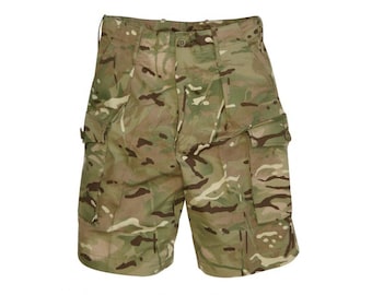 Genuine British army military combat MTP camo shorts military issue NEW