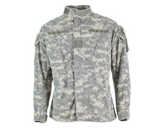 Genuine US army troops field jacket BDU digital ACU camouflage shirts military issue