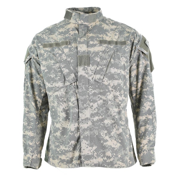 Genuine US army troops field jacket BDU digital ACU camouflage shirts military issue