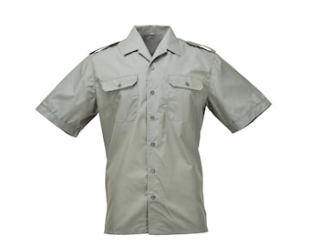 Genuine Spanish Navy Armada shirts marines olive short sleeve formal shirt NEW