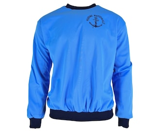 Original French navy troops tracksuit jacket military issue sportswear top vintage retro sport NEW
