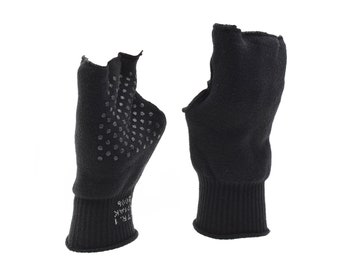 Originele Deense militaire zwarte handschoenen warmer vingerloze antislip palm leger NIEUW