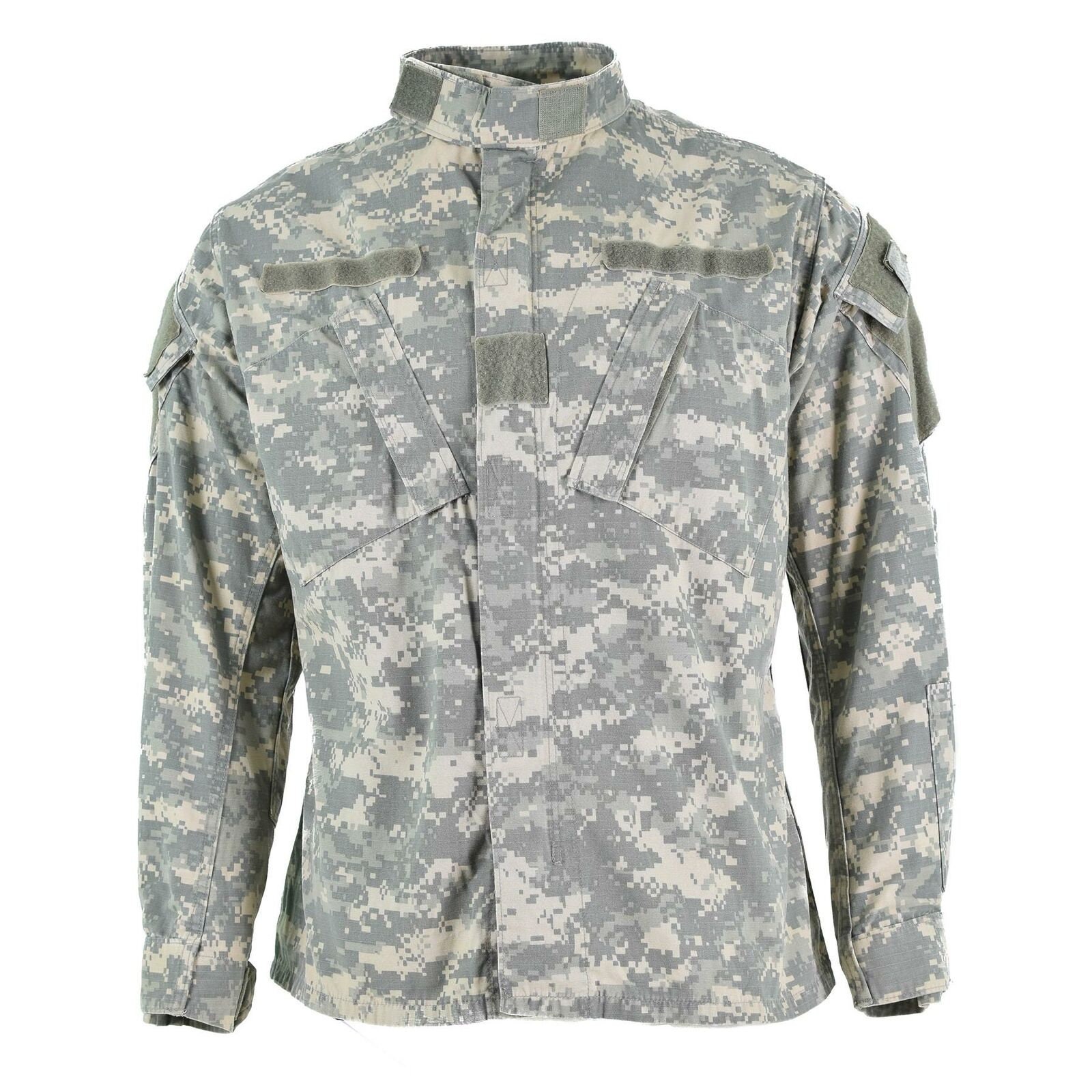 Genuine US army troops field jacket BDU digital ACU camouflage shirts ...