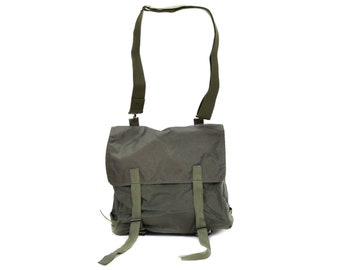 Original Austrian army combat day pack military issue bag haversack olive