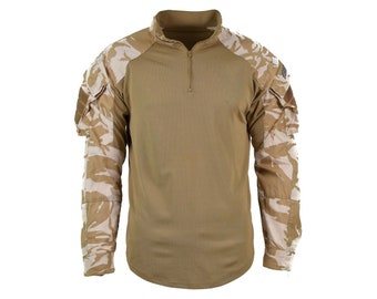 Original British under body shirt UBAC Desert DPM camouflage military issue sweatshirt men hot weather