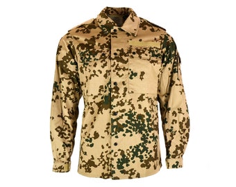 Original GERMAN army shirt Desert tropic camo field combat jacket BW Army issue