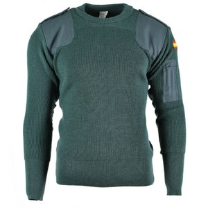 Genuine Spanish army pullover Commando Jumper Spain Military sweater NEW