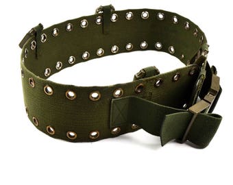 Original German army harness belt Webbing tactical belt suspenders Genuine military herness