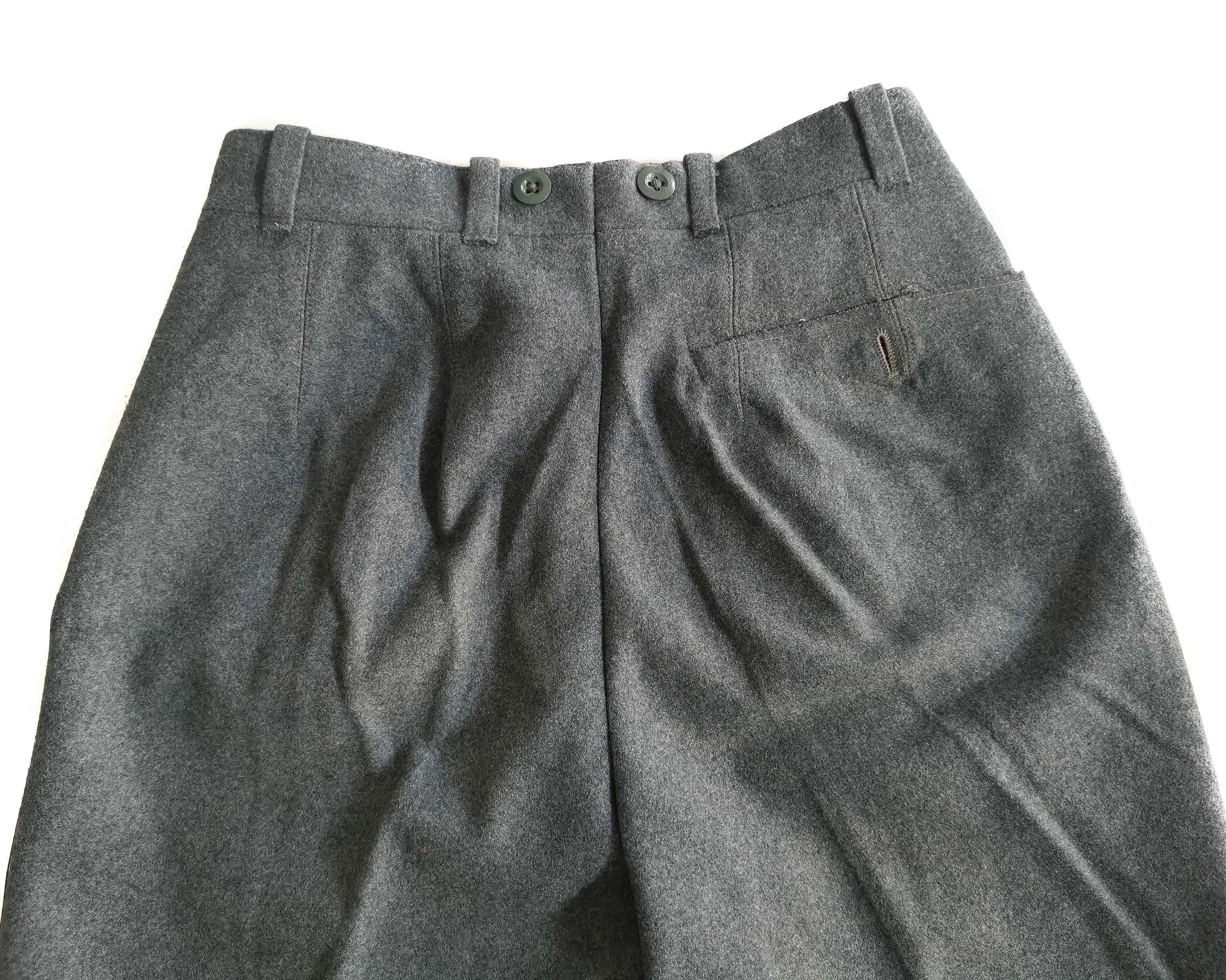 Original Swiss Army Wool Pants Military Surplus Field Trousers | Etsy UK