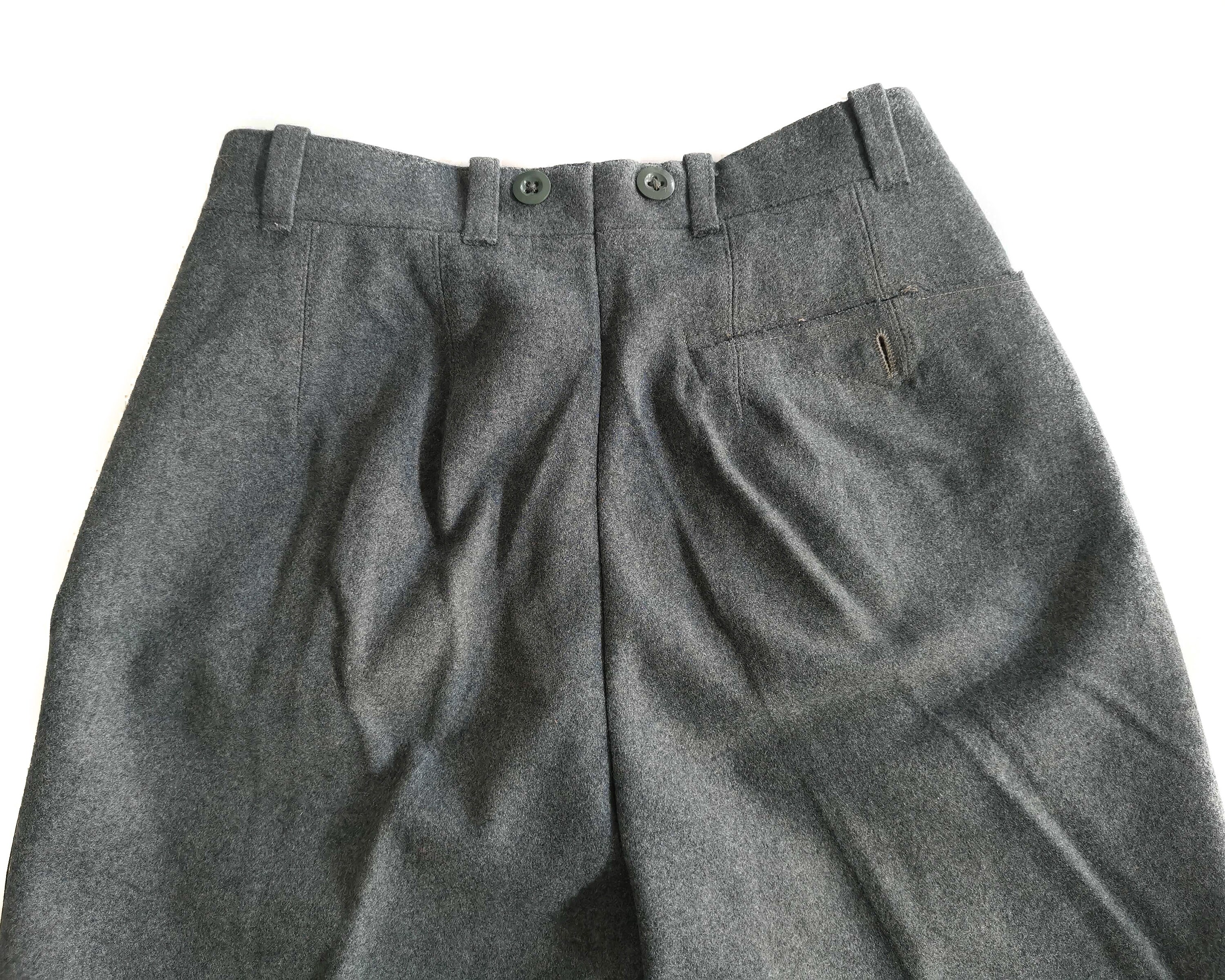 Original Swiss Army Wool Pants Military 