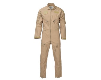 Original Dutch army pilot coverall khaki RAF air force jumpsuit military aramid NEW