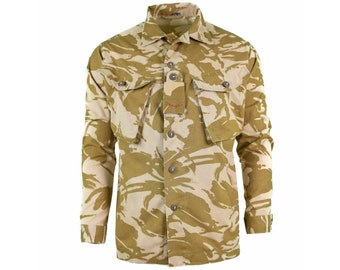 Original British army military combat Desert field jacket shirt lightweight