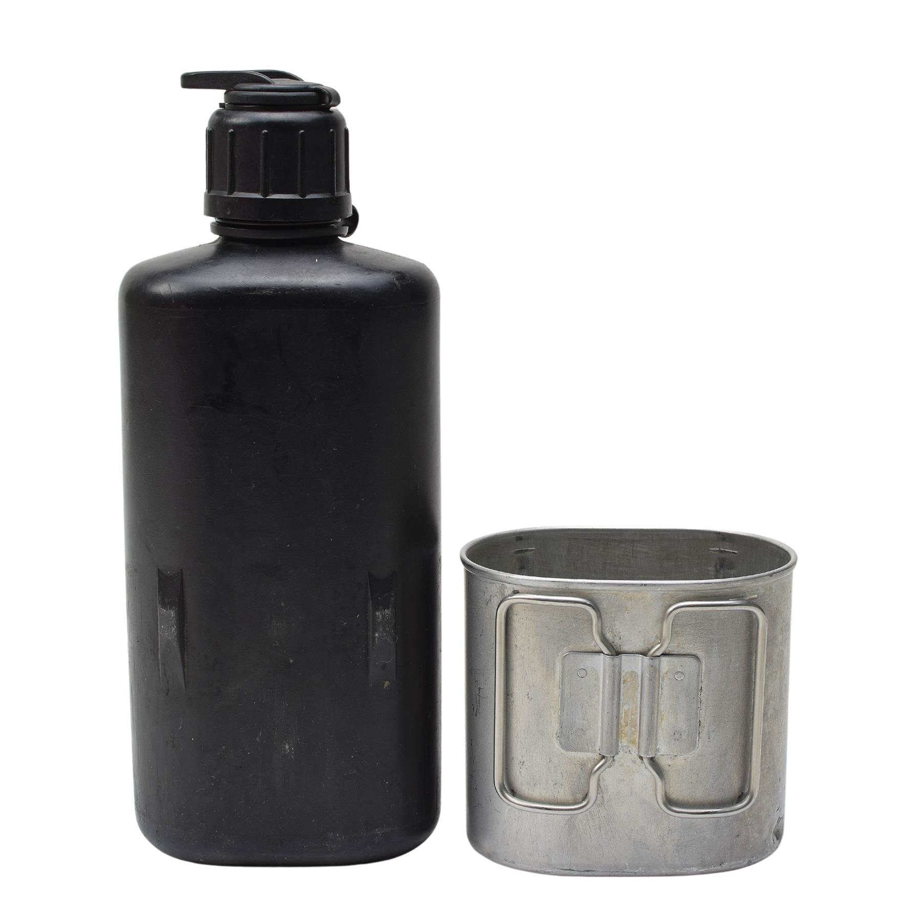 Swiss Army Drinking Flask Switzerland Water Bottle Military Canteen
