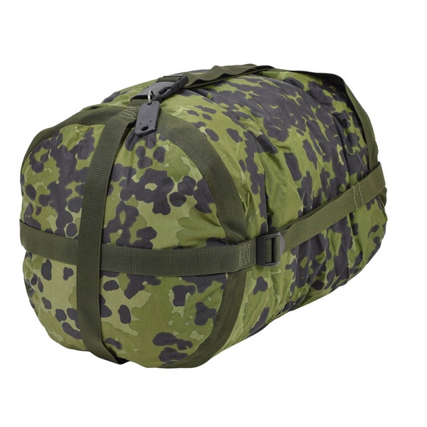 Original Danish military compression bag M84 camo PU coated lightweight NEW