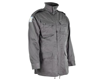 Original Danish army combat jacket M71 Denmark military grey field surplus