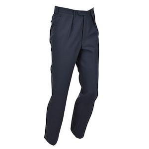 Originele Zweedse militaire jurk blauwe broek formele klassieke broek uniforme ritssluiting NIEUW