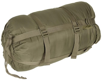 Original British Military Sleeping Bag Compression Sack Comfort -15 Olive