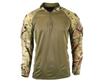 Original British under body armor shirt UBAC MTP camo military issue sweatshirt
