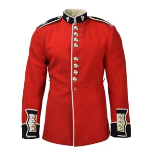 Echte britische Armee Jacke Uniform Tunika rotes Kleid Scarlet Rettungsschwimmer Kavallerie Bild 2