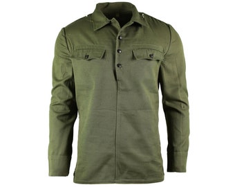 Genuine Bulgarian army field jacket military BDU olive OD shirt military combat