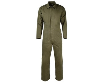 Original Dutch Army Olive OD overall suit coverall jumpsuitboilersuit military surplus